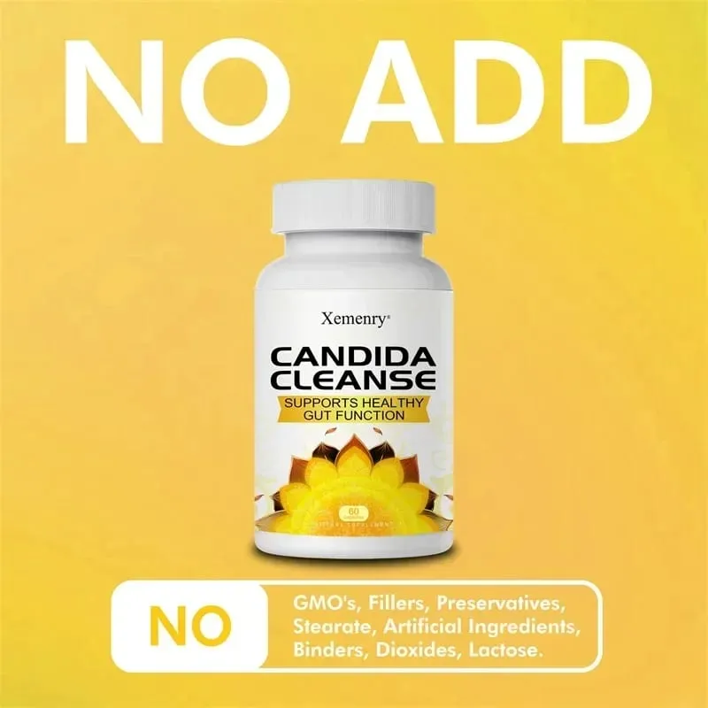 Candida Cleanse - Nagtataguyod ng Intestinal Cleansing at Detoxification Nagpapabuti ng Digestion at Pinapaginhawa ang Constipation at Bloating