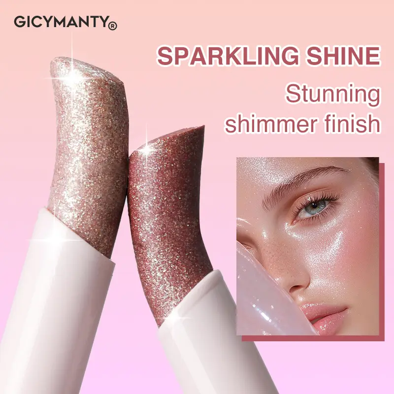 Shimmer Eyeshadow Stick Quick-Dry Film Locking Light που δεν ξεθωριάζει Sparkle Eye Shadow Face Body Lip Highlighter — image 2