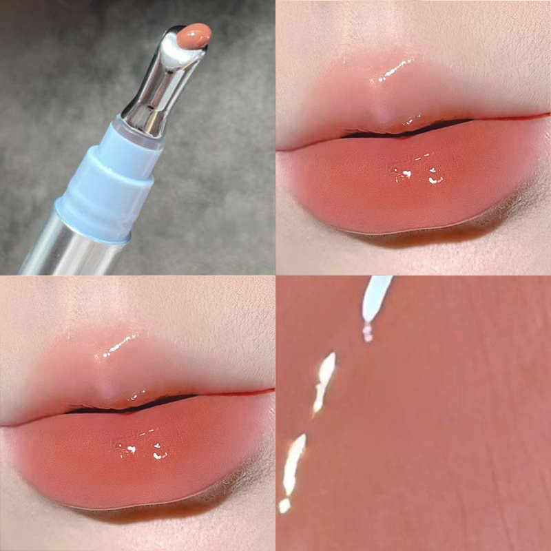 Mirror Watery Essence Lip Gloss עמיד לאורך זמן לא דביק שפתון נוזלי שופע ג'לי Lip Glaze איפור גוון לחות לשפתיים