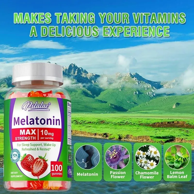 Melatonin Gummy - Aids Sleep Improves Insomnia Regulates Biological Clock Improves Immunity Adult Health Products