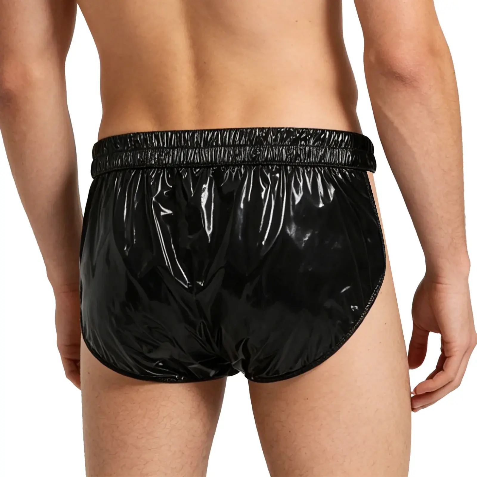 Mens Waterproof Swim Briefs Elastic Waistband Bikini Briefs Swim Bottoms Swimming Surfing Sunbathing Swimwear Bathing Suit