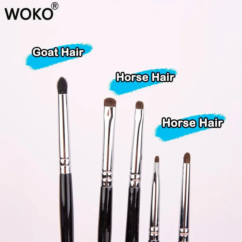 Maliit na Smoky Liner Makeup Brushes Eyeliner Smudge Brush Precision Smudge Makeup Brush Horse Hair Eyeshadow Smudge Brush