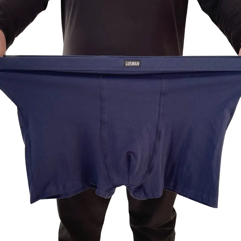 90-200kg 남성용 복서 반바지 플러스 사이즈 속옷 전체 코튼 원단 고품질