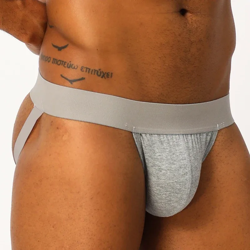 Mens Underwear Cotton Sexy Briefs Jockstrap Pouch Cuecas Man Sissy Panties Gay Thongs Male Underpants Slip Srting Underwear