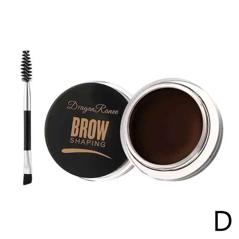 דבק עיצוב גבות Pomade סבון עיצוב גבות גבות ג'ל מתקן שעווה עם מברשת לנשים קוסמטיקה לגבות איפור ג'ל גבות