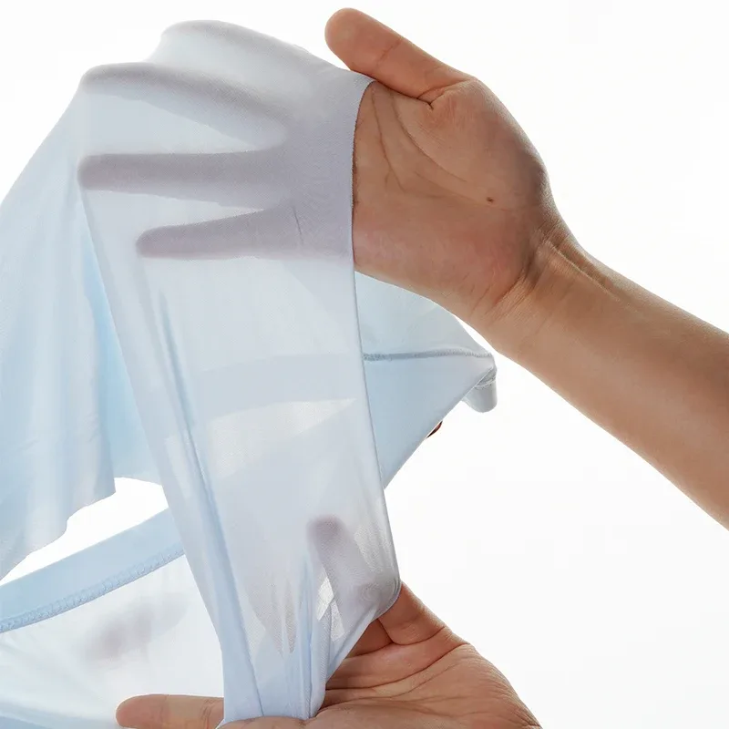 4 stuks heren ijszijde slips zomer transparant naadloos sexy sneldrogend trendy ademend ondergoed ultradunne slipjes