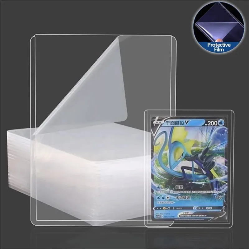 25-100 τμχ 3" x 4" Σκληρό μανίκι κάρτας Clear Anti Scratch Protector για παιχνίδια Pokemon Sports Card Trading Protect Toploaders