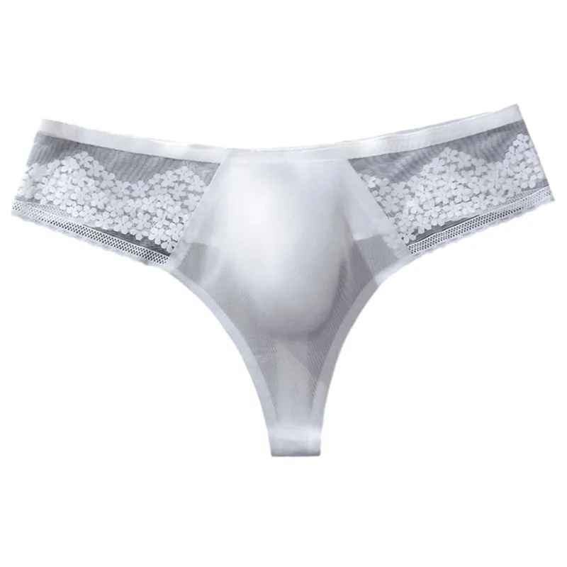 Nude Men G-string Solid Color Men's Thongs G-strings Seamless Design 68 Nylon 32 Spandex Ultra Thin 3D Bulge Pouch