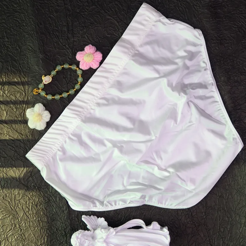new Mens Briefs Underwear Satin-like Breathable Low-Rise Underpants Male Panties Men's glossy underwear