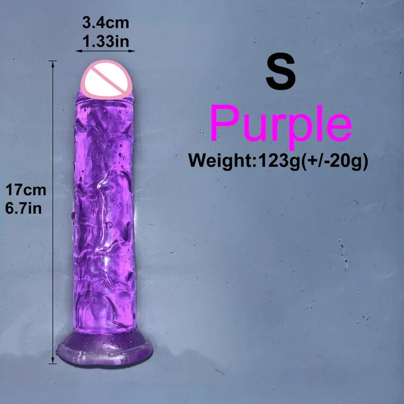 Cheap 5 Colors Small Transparent Dildo Suction Cup Jelly Dick Women Erotic Anal Sex Toys Soft Clitori Vaginal Masturbators Penis