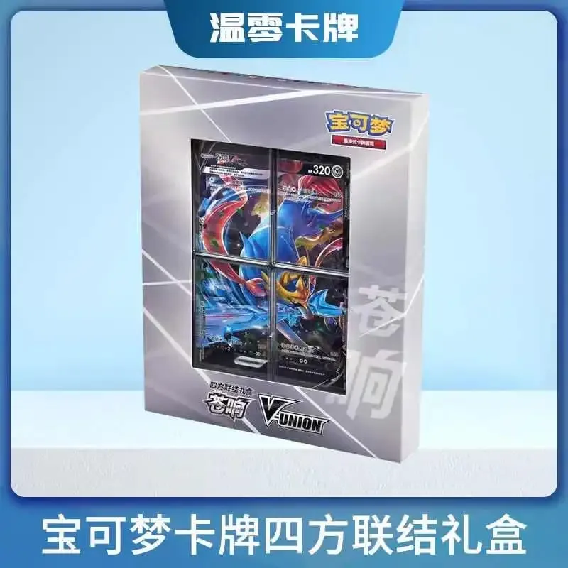 In Stock Genuine 100% Original Pokemon Ptcg Card Quartet Coupling V-Union Gift Boxes Pikachu Big Gather Moru Baker Mew-Two Ptcg