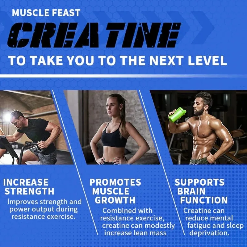 Creatine Monohydrate 3 000 Mg - Improves Energy and Endurance Increases Muscle Mass and Athletic Performance 120 Capsules — image 6