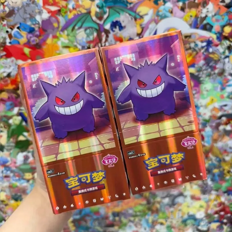 100%Original Pokemon 17.5 Eevee Booster Pack Gem Pack Vol1 2 3 4 5 Cards Pokemon PTCG Trading Gem Bag Cards Collected Toy Gift