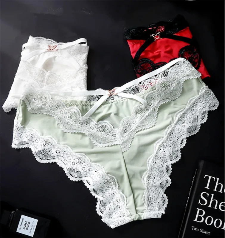 New adults 18 plus size cuecas masculino Lace 3D convex bag sexy men's underwear high elasticity string homme ice silk man thong