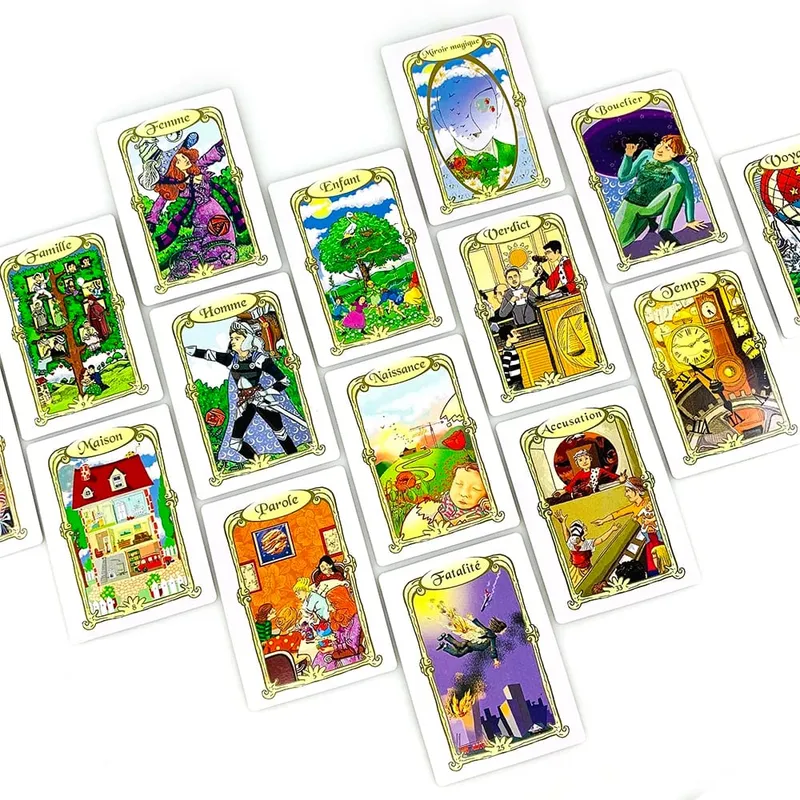 L'Oracle Des Miroirs Oracle Cards Γαλλική έκδοση Mystical Divination Card Game With Guidebook για συλλέκτες και αρχάριους