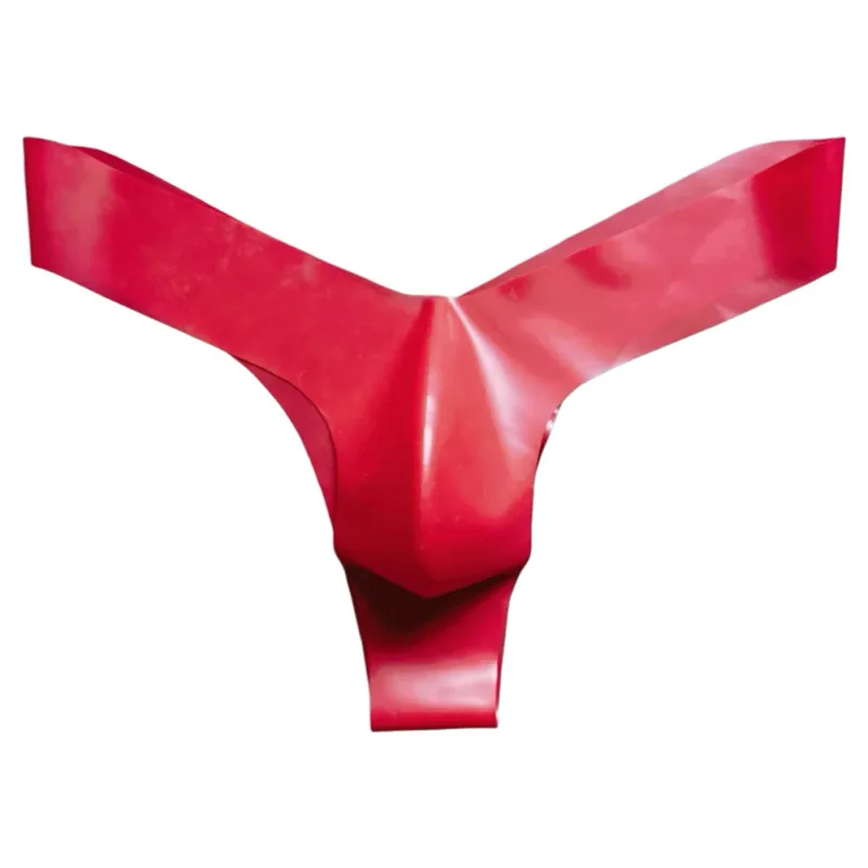 Transparent Latex Thongs For Men Briefs For Men Latex Underwear Brand New Condition G-Strings Underwear Low Waist Briefs