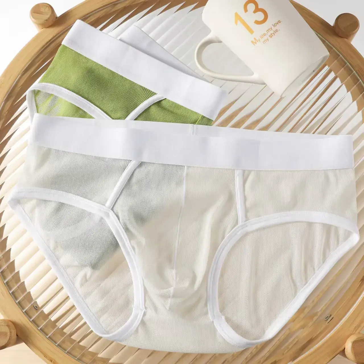 Men Ultra-thin Briefs Sexy Underwear Man Low Rise Mini Bikini cuecas Soft Underpants Homem Panties Comfortable 3256812309290130