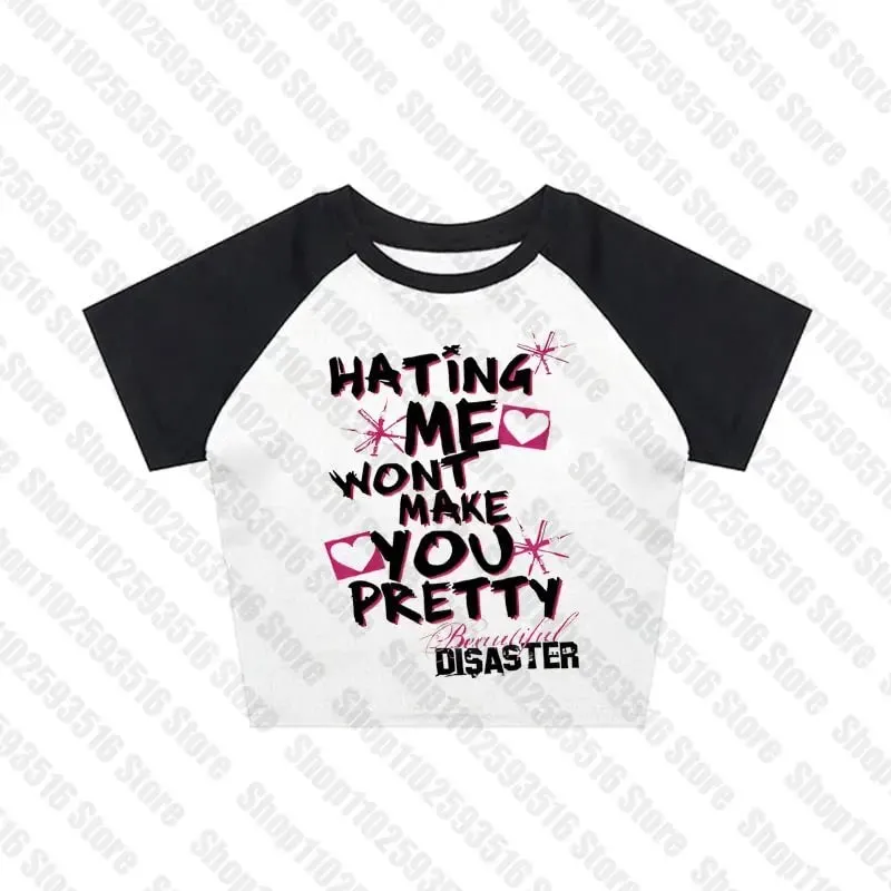 Female Clothing Women's Cropped Crop Tops for Women Tanks & Camis Grunge Clothes Y2k Top Aesthetic Women's Blouses Emo Harajuku