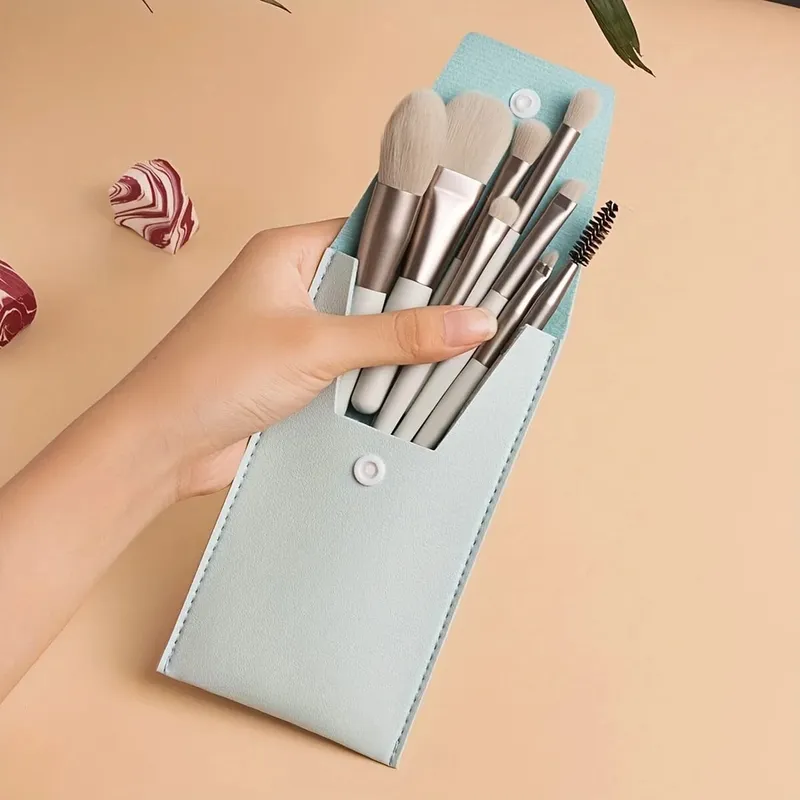 Salim Bag with Makeup Mini Brush 8 Kinds Pmore