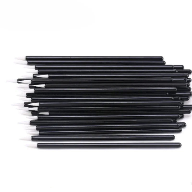 50/100 τμχ Βούρτσες Eyeliner Βούρτσες Εφαρμογής Σκιών Βλεφαρίδων Βούρτσα χειλιών για Ζωγραφική Νυχιών Εργαλείο στυλό Εργαλείο στυλό Ραβδί βλεφαρίδων ματιών