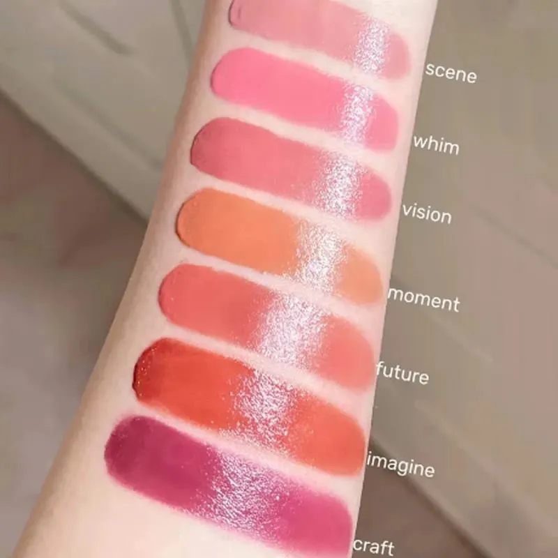 Hourglass Unreal Nude Liquid Texture Powder Blusher Full Clear Color Cheek Fluidity Easy Push Away Create Natural Woman Makeup
