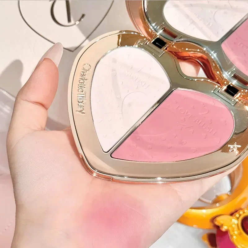 Πολυτελές CT Multicolored Water Light Lip Gloss Lasting Hydrating Lip Balm σε σχήμα καρδιάς Tip Lip Brush&Jelly Lip Gloss Makeup Gift