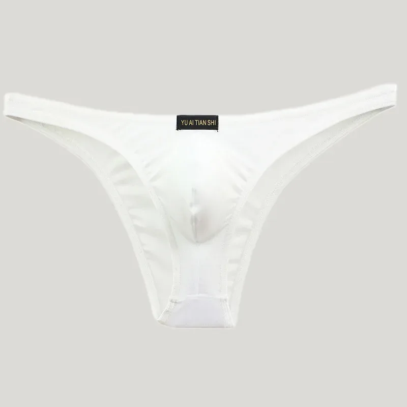 Sexy Underwear Men's Briefs Low Waist Nylon Jockstrap Mini Briefs Bikini Shorts Jockstrap Cueca Underpants Jockmail