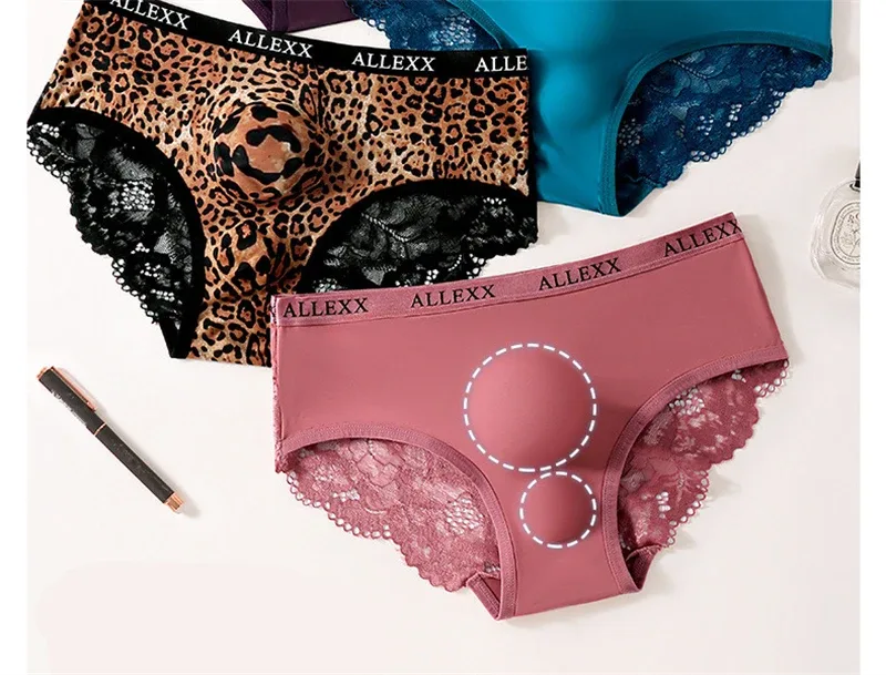 Men's underwear Lace cuecas masculino 3D spacecraft calzoncillos hombre leopard print lencerías muy hot sexys tøy men lingerie