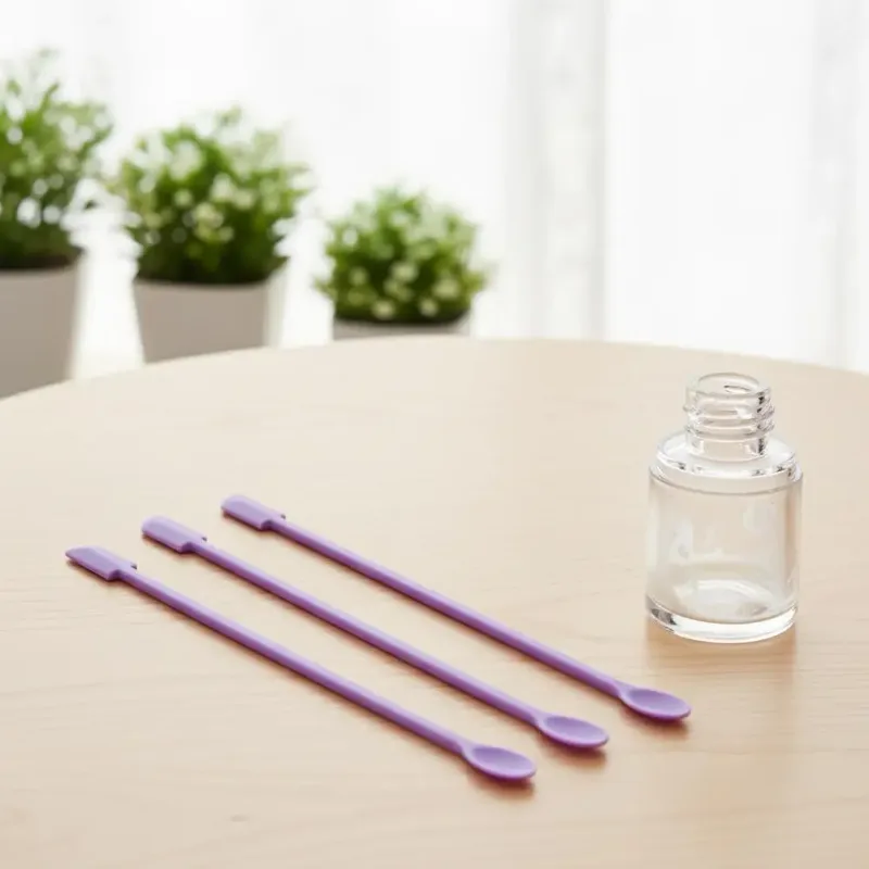 3pcs Portable Mini Silicone Scraper Soft Lengthened Face Mask Brush Double-head Jam Scraping Spoons Set ng Makeup Brushes