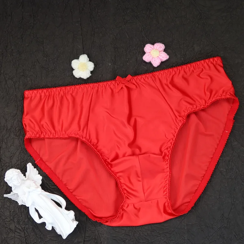 smooth Briefs Silky Men's Underwear Glossy Sports Men Swimsuit Interior Hombre Panties mens sexy underwear