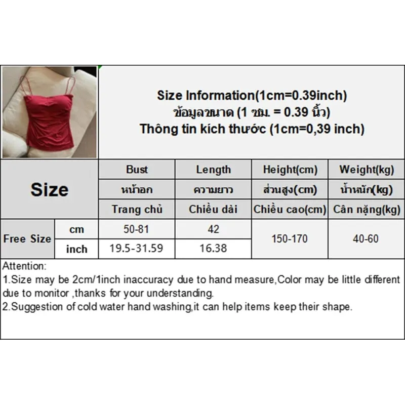 Szexi, tömör redőzött Tank Camisole női nyári spagettipántos ujjatlan felsők