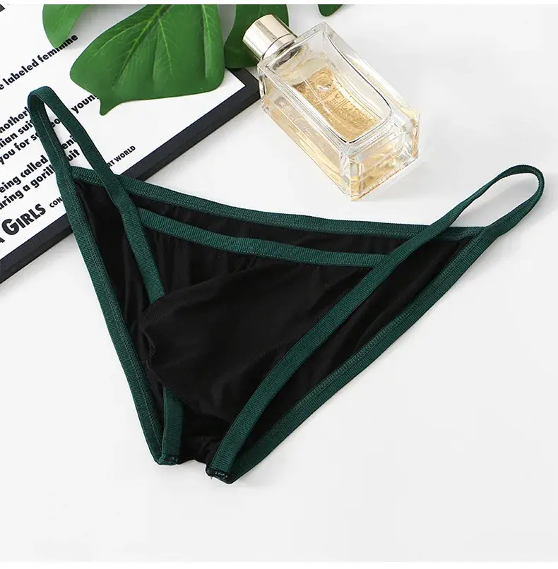 Men's Underwear Low-waist Ice Silk Briefs Breathable Soft Panties