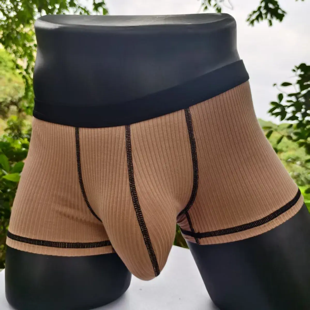 Men's boxer shorts with high elasticity and large pockets, fashionable men's shorts