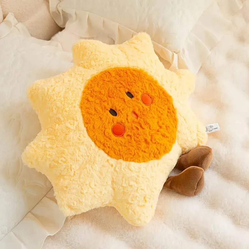 45cm Cute Rainbow Cloud Sun Moon Star Throw Μαξιλάρι Rainbow Λούτρινο παιχνίδι Διακόσμηση κρεβατοκάμαρας Μαξιλάρι κούκλας καναπέ
