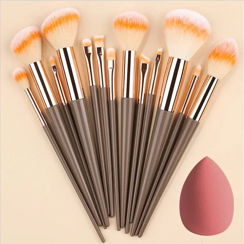 8Pcs-20Pcs Σετ Πινέλα Μακιγιάζ Μαλακό Αφράτο Πινέλο Σκιών Λεπτομέρειες Concealer Blush Loose Powder Foundation Highlighter Beauty Tool