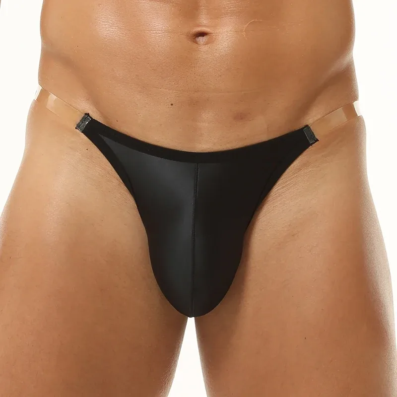 Men's Silky Ice Silk Briefs Smooth Low Rise Stretch 3D Pouch Support Breathable Daily Underwear