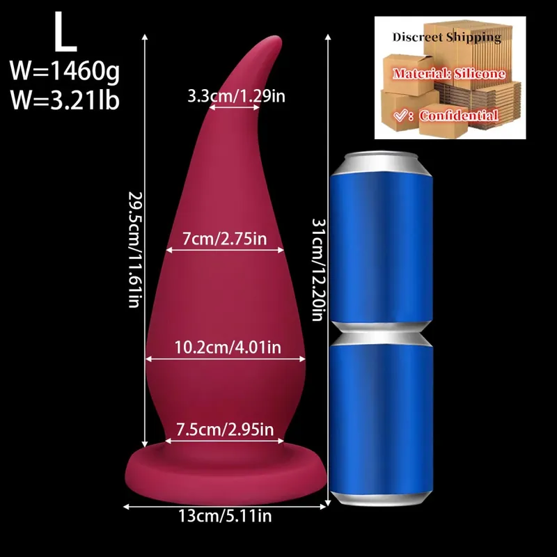 Silicone Large Anal Plug Big Butt Plug Dildo Anal Dilator Ass plug Masturbator Adult Sex Toys 18 For Men Women Gay Sex Shop 성인용품