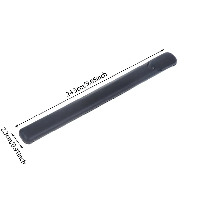 1 ST Bärbar Transparent Sminkborste Förvaringslåda med lock Ögonbryn Penna Sminkborstar Organizer Ätpinnefodral Skönhetsverktyg