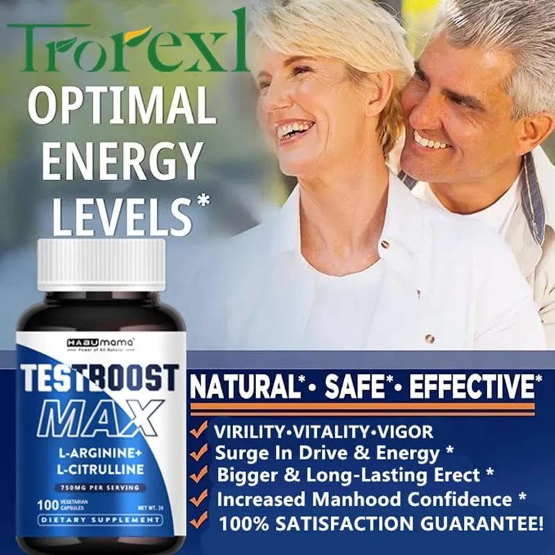 Ultimate Male Enhancing Supplement | Clinically-Backed | 100 tablets for Energy Stamina & Enlargement | Vegan | Discreet Ship
