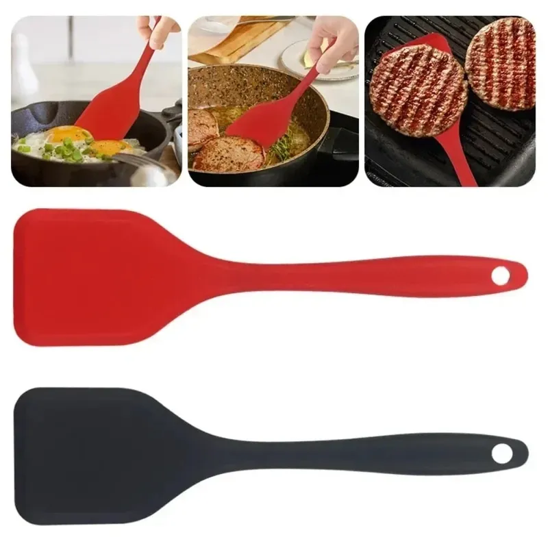 Maliit na 20.5cm Silicone Cooking Leakage Spatula Dense Shovel Fried FishOmelette Shovel Non-stick Spatula Mga Tool sa Pagluluto sa Kusina — image 10