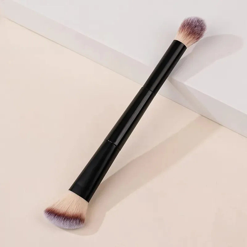 1pc Naiuurong Blush Brush Kabuki Foundation Brush Soft Fluffy Powder Contour Makeup Brushes Portable Makeup Tools