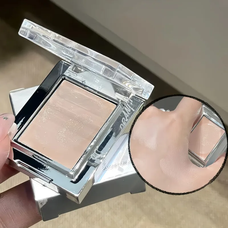 Herorange Misty Matte Cream Blush with Makeup Brush Set Low Saturation Matte Texture Brighten Skin Create γοητευτικές εμφανίσεις μακιγιάζ