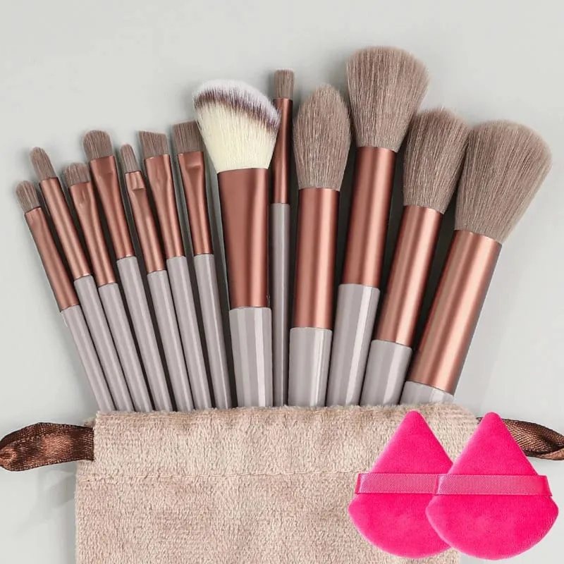 8Pcs-20Pcs Σετ Πινέλα Μακιγιάζ Μαλακό Αφράτο Πινέλο Σκιών Λεπτομέρειες Concealer Blush Loose Powder Foundation Highlighter Beauty Tool