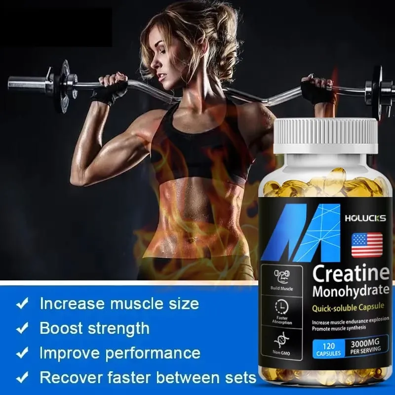 Αγοράστε 2 Πάρτε 2 Δωρεάν! Οι κάψουλες Pure Creatine Monohydrate υποστηρίζουν τη μυϊκή ανάπτυξη δύναμη και απόδοση ενισχύουν τη γνωστική λειτουργία
