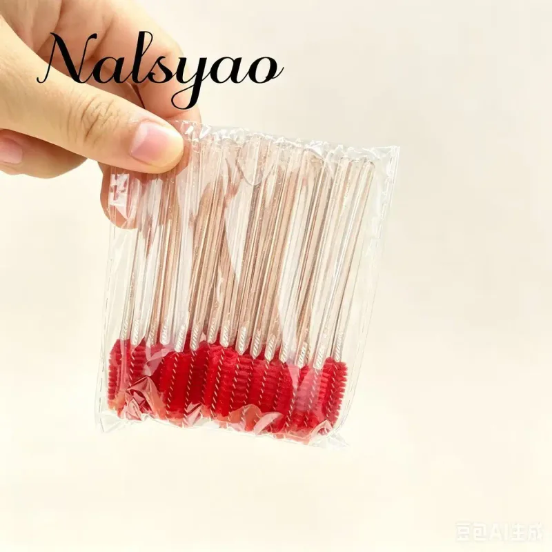 Grosir Kuas Bulu Mata Kuas Makeup 50 Buah Sisir Maskara Sekali Pakai Individu 6 Warna Tongkat Aplikator Alat Kuas Makeup Bulu Mata