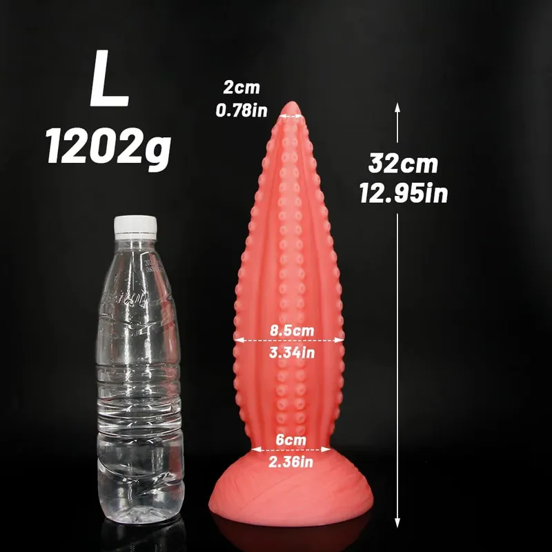 5 Laki ng Malaking Anal Dildos Soft Silicone Long Butt Plug Monster Dildo Napakalaking Pink Tentacle Dildo Masturbate Sex Toys para sa mga Babaeng Lalaki