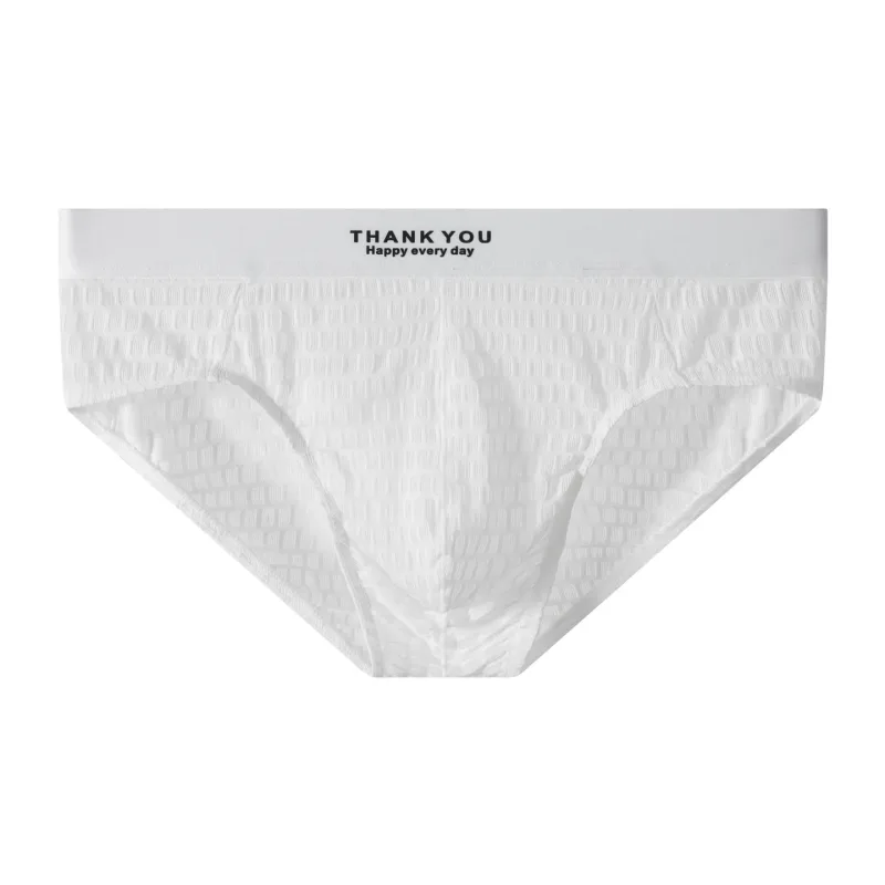 Transparent Mesh Underwear Male Ultra Thin Sheer Briefs Breathable Underpants Bulge Pouch Panties Soft Lingerie Low Rise Knicker