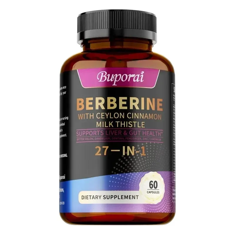 Berberine Ceylon fahéjas máriatövis-kiegészítők – elősegíti a máj és az emésztés egészségét, támogatja a sejtenergiát és a regenerációt
