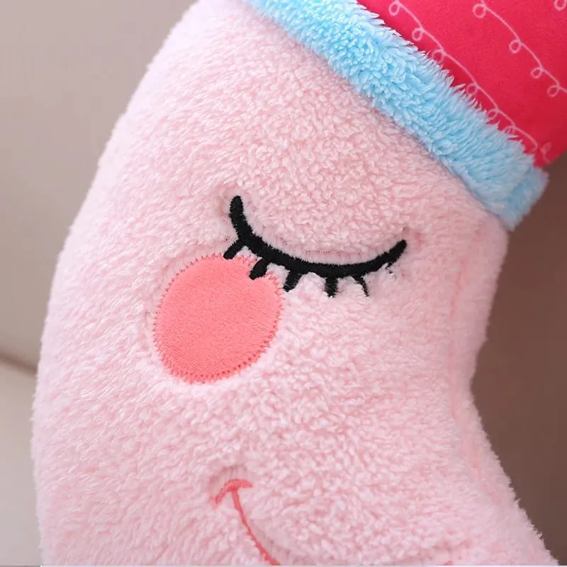Fantastic Star Cloud Moon Rainbow Plush Pillow Stuffed Sky Natural Cushion Yellow Pink Blue Shy Emotion Plushie Decoration Gift