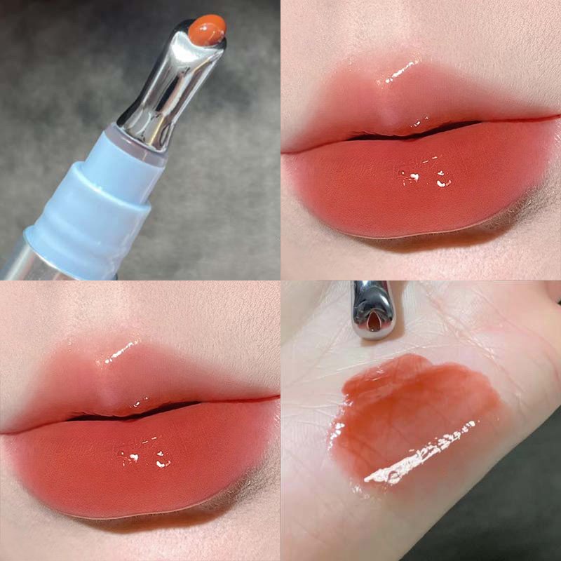 Mirror Watery Essence Lip Gloss עמיד לאורך זמן לא דביק שפתון נוזלי שופע ג'לי Lip Glaze איפור גוון לחות לשפתיים